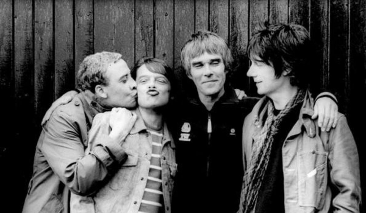 The Stone Roses group portrait mid
