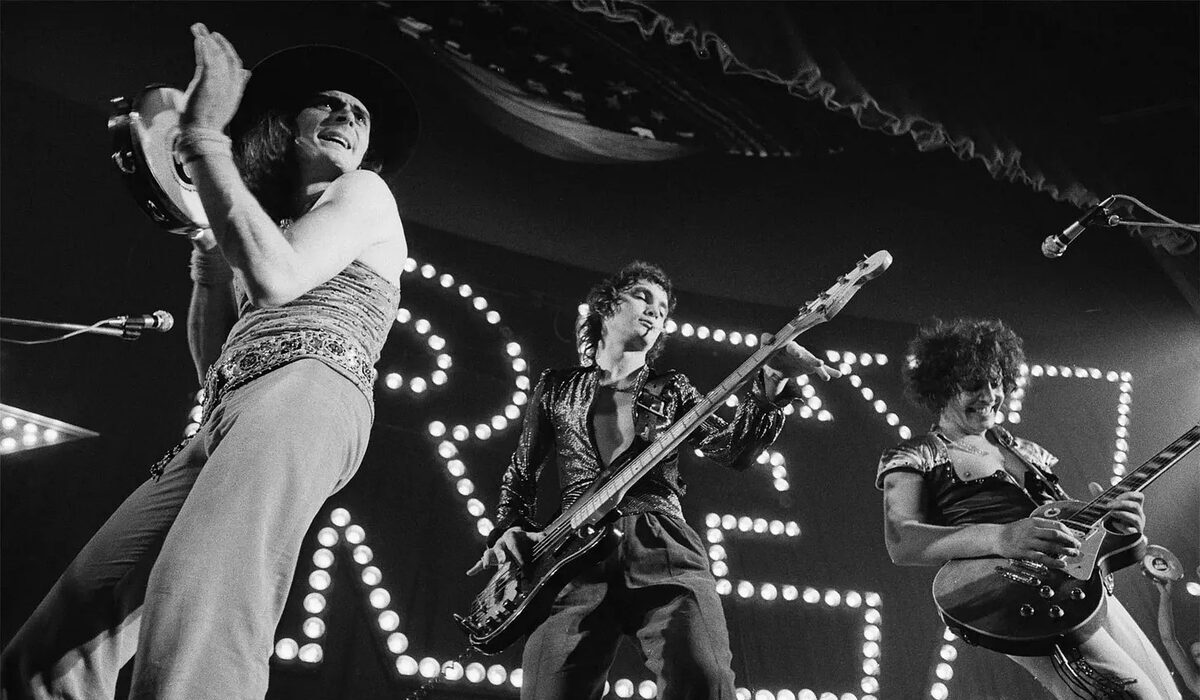 T. Rex - Glam glitter cut to a Boogie riff mid