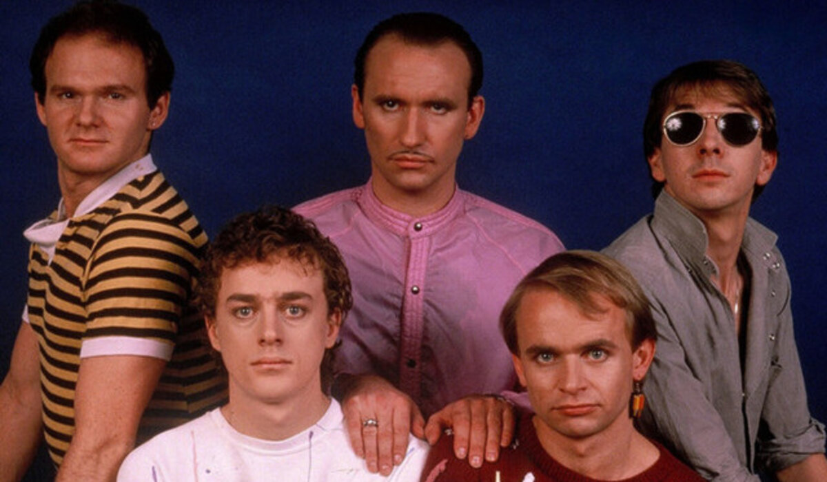 Men At Work, early 1980s studio press