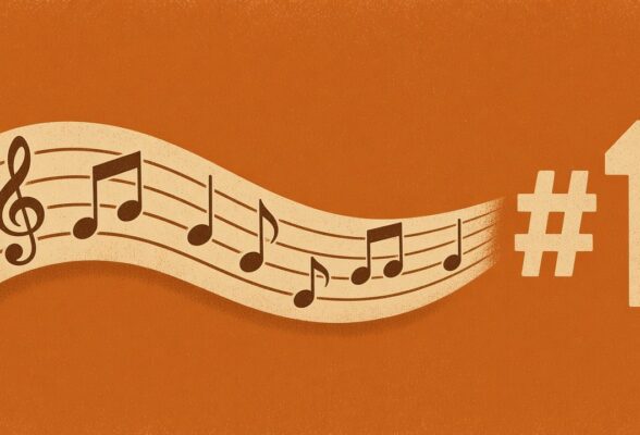 Drawing of the longest song ever to reach number one